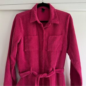 Wild Fable Hot Pink Corduroy Jumpsuit